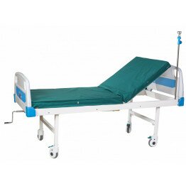 Кровать медицинская А-26 (2-секционная, механическая) Biomed Медицинская мебель Medcom